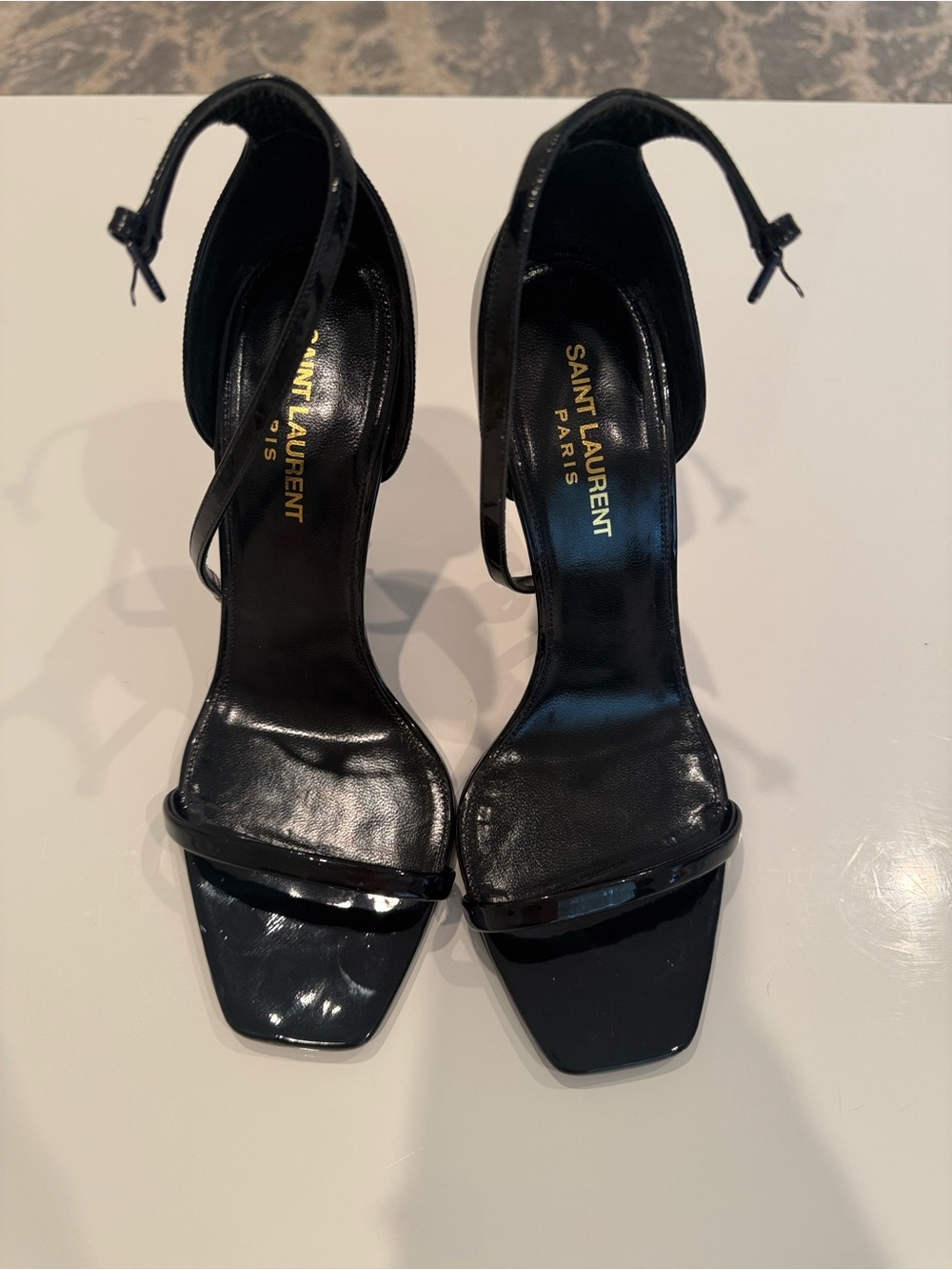 Yves Saint Laurent OPYUM SANDALS IN PATENT LEATHER black - Picture 3 of 6
